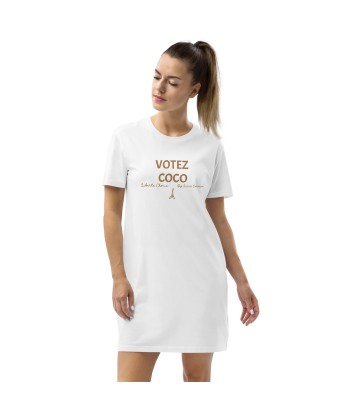 Liberté Chérie™ | Robe T-Shirt Féministe Brodée Votez Coco de technologie