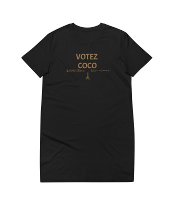 Liberté Chérie™ | Robe T-Shirt Féministe Brodée Votez Coco de technologie