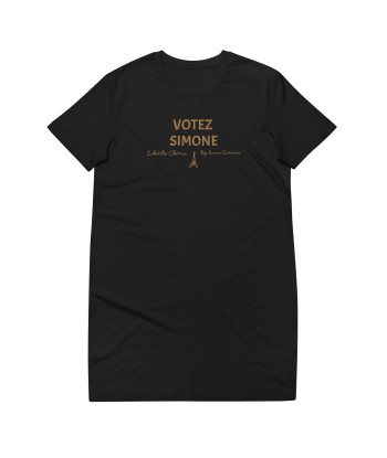 Liberté Chérie™ | Robe T-Shirt Féministe Brodée Votez Simone pas cher chine