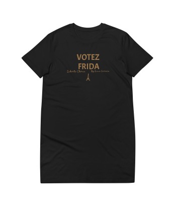 Liberté Chérie™ | Robe T-Shirt Féministe Brodée Votez Frida Comparez et commandez 