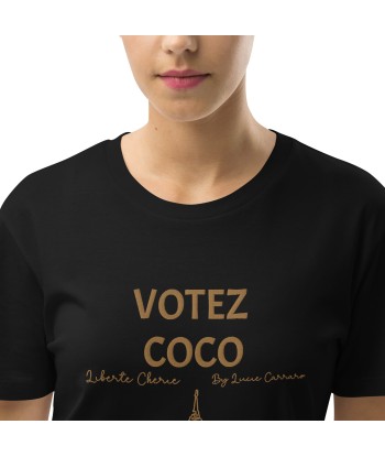 Liberté Chérie™ | Robe T-Shirt Féministe Brodée Votez Coco de technologie