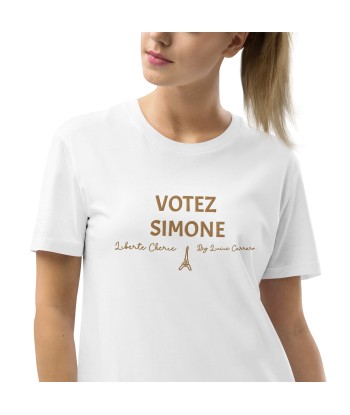 Liberté Chérie™ | Robe T-Shirt Féministe Brodée Votez Simone pas cher chine