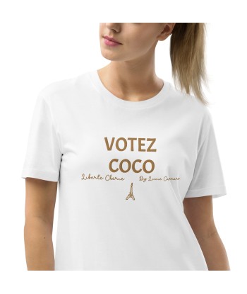 Liberté Chérie™ | Robe T-Shirt Féministe Brodée Votez Coco de technologie