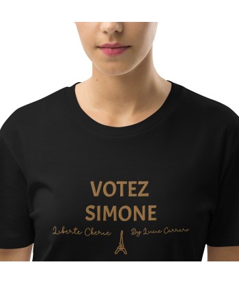 Liberté Chérie™ | Robe T-Shirt Féministe Brodée Votez Simone pas cher chine