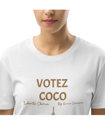 Liberté Chérie™ | Robe T-Shirt Féministe Brodée Votez Coco de technologie