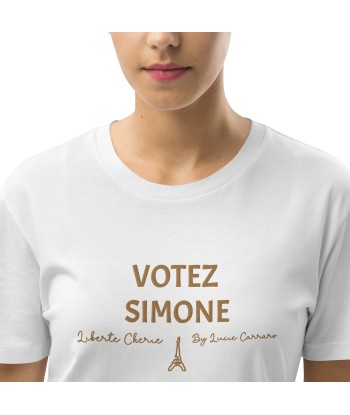 Liberté Chérie™ | Robe T-Shirt Féministe Brodée Votez Simone pas cher chine