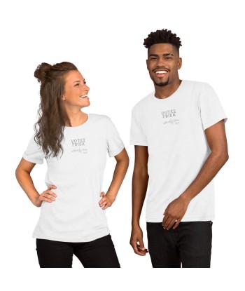 Liberté Chérie™ | T-shirt Féministe Brodé Unisexe Votez Frida Venez acheter