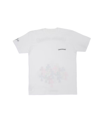 T-Shirt Chrome Hearts Cross Multi Color White sur le site 