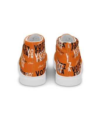 Liberté Chérie™ | Baskets Féministes Hautes En Toile Homme Votez Frida Orange shop