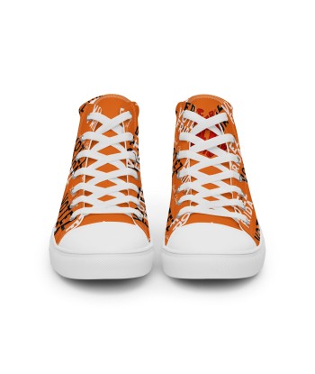 Liberté Chérie™ | Baskets Féministes Hautes En Toile Homme Votez Frida Orange shop