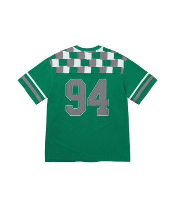 Football Top SUPREME Patchwork Yoke Green livraison gratuite