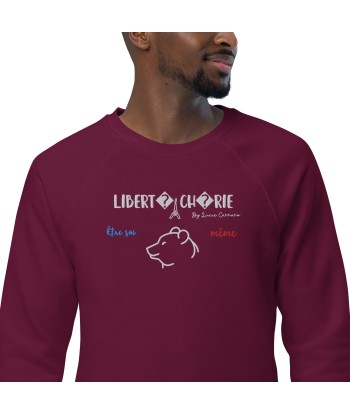 Liberté Chérie™ | Sweat Féministe Bio Raglan Être Soi-Même Ours l'achat 