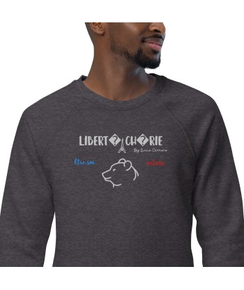 Liberté Chérie™ | Sweat Féministe Bio Raglan Être Soi-Même Ours l'achat 