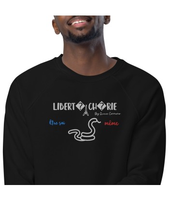 Liberté Chérie™ | Sweat Féministe Bio Raglan Être Soi-Même Serpent pour bénéficier 