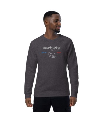 Liberté Chérie™ | Sweat Féministe Bio Raglan Être Soi-Même Fouine rembourrage situé sous