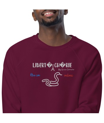 Liberté Chérie™ | Sweat Féministe Bio Raglan Être Soi-Même Serpent pour bénéficier 