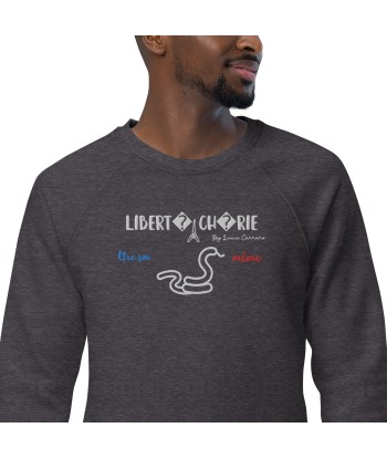 Liberté Chérie™ | Sweat Féministe Bio Raglan Être Soi-Même Serpent pour bénéficier 