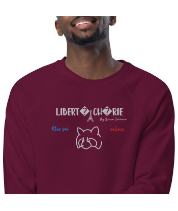 Liberté Chérie™ | Sweat Féministe Bio Raglan Être Soi-Même Panda de pas cher