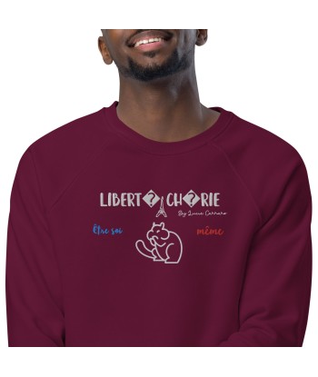 Liberté Chérie™ | Sweat Féministe Bio Raglan Être Soi-Même Écureuil Livraison rapide