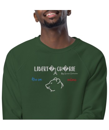 Liberté Chérie™ | Sweat Féministe Bio Raglan Être Soi-Même Ours l'achat 