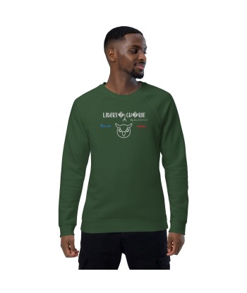 Liberté Chérie™ | Sweat Féministe Bio Raglan Être Soi-Même Hibou Fin de série