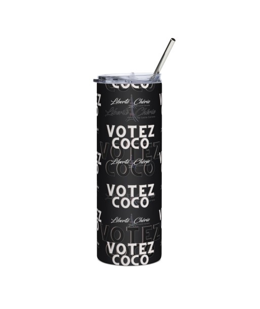 Liberté Chérie™ | Gobelet Féministe En Acier Inoxydable Votez Coco les ctes