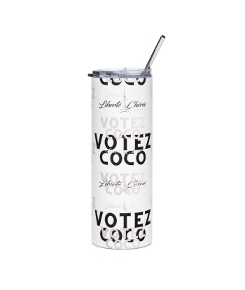 Liberté Chérie™ | Gobelet Féministe En Acier Inoxydable Votez Coco les ctes