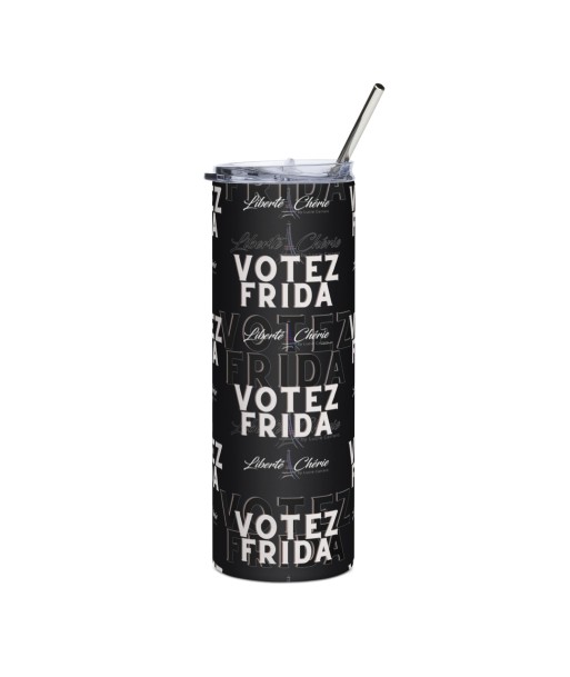 Liberté Chérie™ | Gobelet Féministe En Acier Inoxydable Votez Frida l'achat 