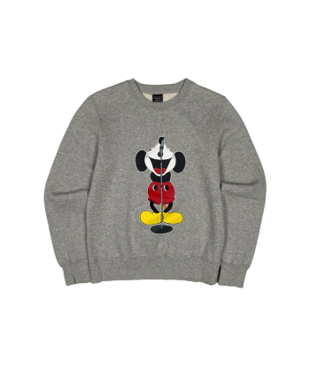 Number (N)ine Grey Mickey Mouse Crewneck Les êtres humains sont 