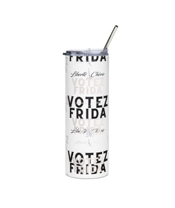 Liberté Chérie™ | Gobelet Féministe En Acier Inoxydable Votez Frida l'achat 