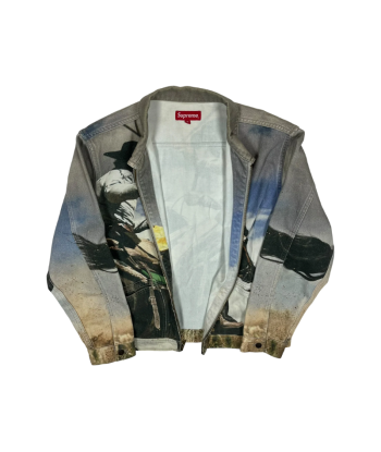 2017 Supreme Cowboy Denim Jacket la colonne vertébrale