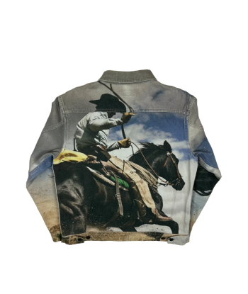 2017 Supreme Cowboy Denim Jacket la colonne vertébrale