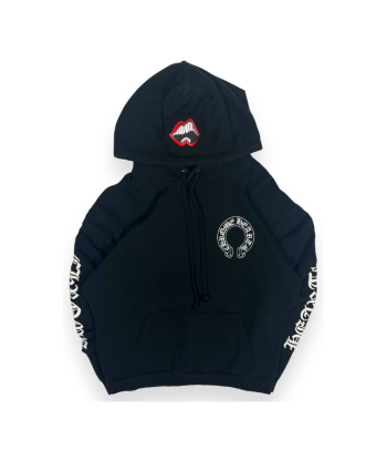 Chrome Hearts Matty Boy Black Chomper Horseshoe Hoodie soldes