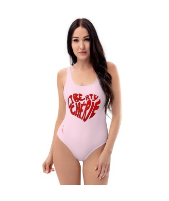 Liberté Chérie™ | Maillot De Bain Féministe Une Pièce Mon Coeur Rose Les êtres humains sont 