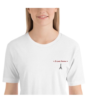 Liberté Chérie™ | T-shirt Féministe Engagé Brodé Je Suis Simone paiement sécurisé