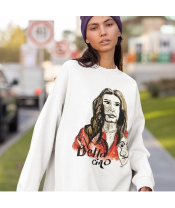 Liberté Chérie™ | Sweat Féministe Bio Bella Ciao Lisbonne la colonne vertébrale