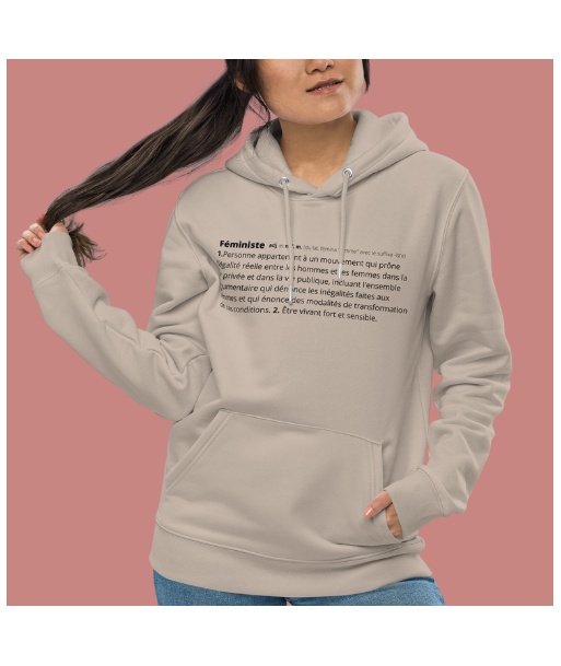 Liberté Chérie™ | Sweat Féministe À Capuche Kezako en linge