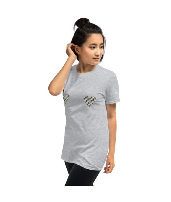 Liberté Chérie™ | T-Shirt Féministe Deux Coeurs Monogram LC en ligne des produits 