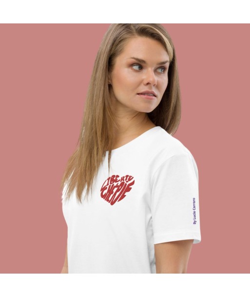 Liberté Chérie™ | T-Shirt Féministe Unisexe Brodé Mon Coeur 2023