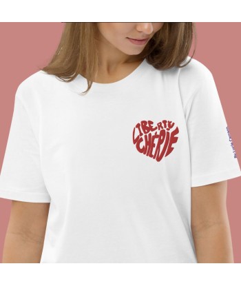 Liberté Chérie™ | T-Shirt Féministe Unisexe Brodé Mon Coeur 2023