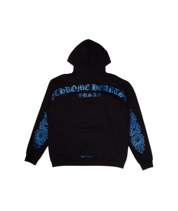 Hoodie CHROME HEARTS Horseshoe USA Black Blue Jusqu'à 80% De Réduction