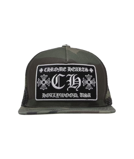 Chrome Hearts CH Hollywood Trucker Hat Camo de votre