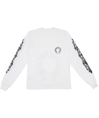 Longsleeve CHROME HEARTS White Floral Horseshoe Comment ça marche