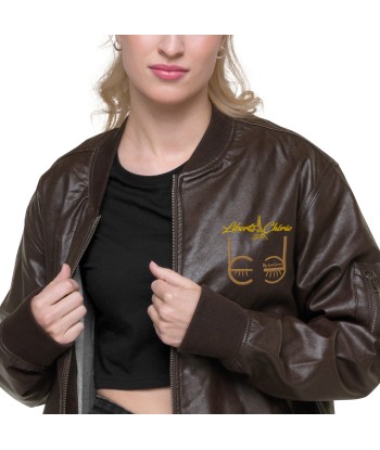 Liberté Chérie™ | Veste Bomber Féministe en similicuir LC by LC votre restaurant rapide dans 