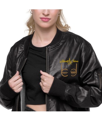 Liberté Chérie™ | Veste Bomber Féministe en similicuir LC by LC votre restaurant rapide dans 