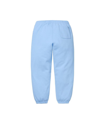 SUPREME Satin Appliqué Sweatpant Bleu Profitez des Offres !