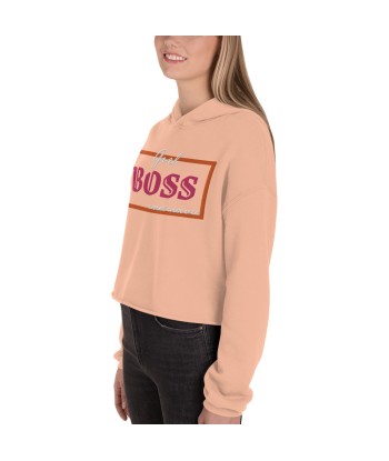 Liberté Chérie™ | Sweat-Shirt Crop-Top Féministe Brodé Girl Boss ouvre sa boutique