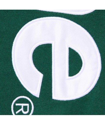 SUPREME Satin Appliqué Hooded Sweatshirt Vert solde