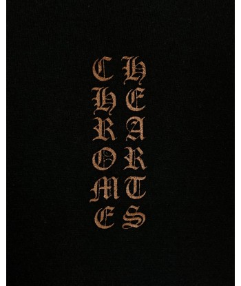 Chrome Hearts Vertical Logo Black Brown Hoodie Jusqu'à 80% De Réduction