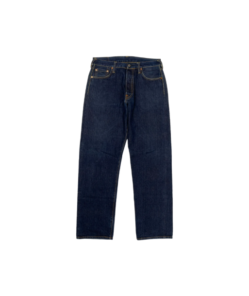 Evisu Diacock Navy Red Jeans pas chere